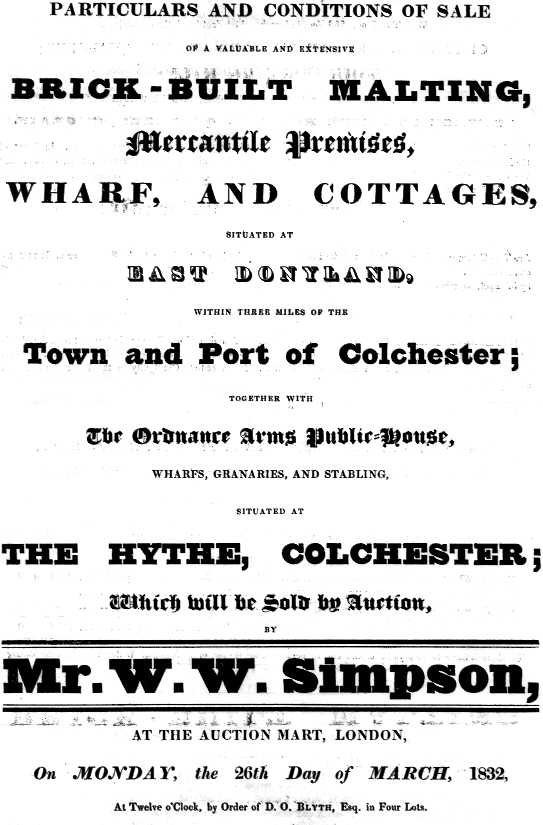 daniel blyth 1832
